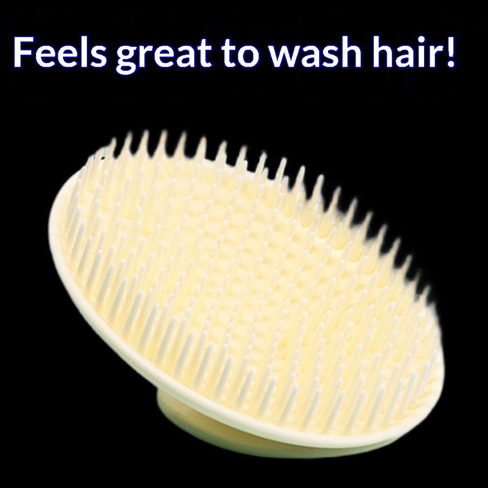 فرشاة شامبو سيليكون 3/7/9 قطع  - مراجعة Hair Care Dandruff وسعره